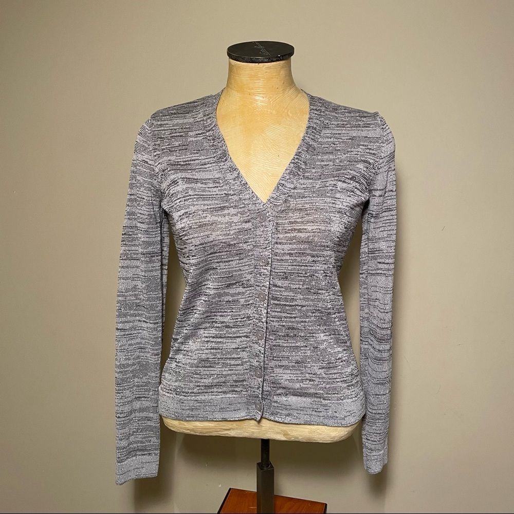 Jacob Silver and Gray Cardigan Size M